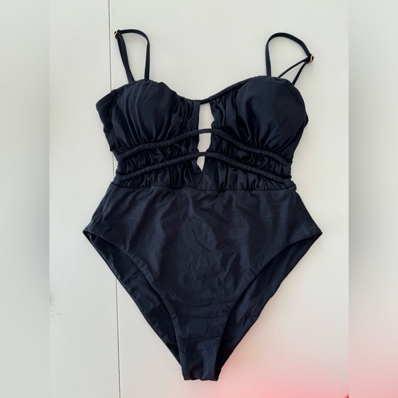 NWT BECCA BY REBECCA VIRTUE Color Code 1PC Plunge Swimsuit - Picture 7 of 15